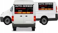 Reklama Naklejka na samochód AUTO-SERWIS