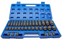 ZESTAW NASADEK UDAROWYCH 8-32 NASADKI UDAROWE 1/2 UDAR 35 ELEMENTÓW CR-MO