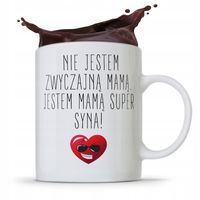 Kubek Prezent Dla Mamy Jestem Mamą Super Syna Z Nadrukiem Ze Zdjęciem