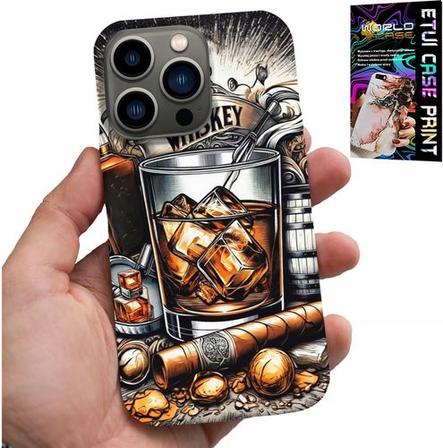 ETUI DO IPHONE 15 PRO MAX - WHISKY CYGARO WZORY DLA MĘŻCZYZN PLECKI na Arena.pl