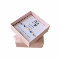 Bransoletka Znak Zodiaku PANNA Kamienie Naturalne Lapis Lazuli