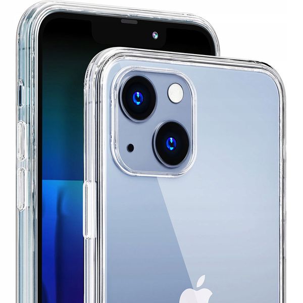 Silikonowe etui na Apple iPhone 15 Plus - 3mk Clear Case zdjęcie 5