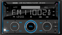RADIO SAMOCHODOWE 2-DIN BLUETOOTH USB SD RDS LCD RGB MIKROFON PILOT