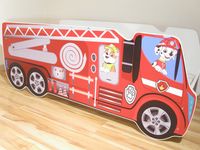 Łóżko auto łóżko dziecięce Psi PAW PATROL CIĘŻARÓWKA MARSHALLA140X70