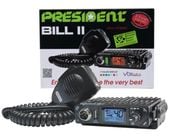 CB Radio President Bill II Plus Vox AM FM 12V 40 Kanałów