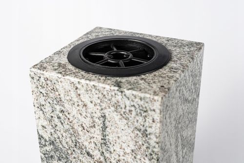 Ekskluzywny Wazon Granitowy na Grób Wazon na Pomnik (Verde Marina) 28cm na Arena.pl