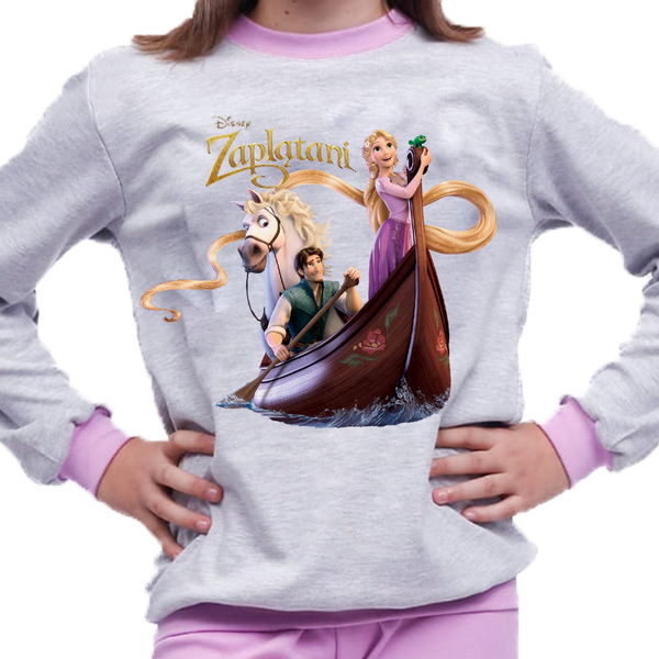 Piżama dziecięca Zaplątani - Tangled zdjęcie 1