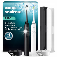2x Philips Sonicare 3100 szczoteczka soniczna elektryczna zestaw HX4072/73