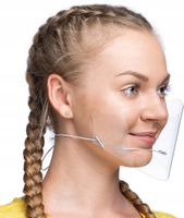 MINI PRZYŁBICA MASKA OCHRONNA OSŁONA NA USTA I NOS