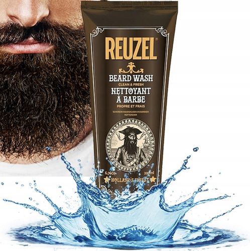 Reuzel Beard Clean&Fresh - Szampon do brody nawilżający oczyszczający 200ml na Arena.pl