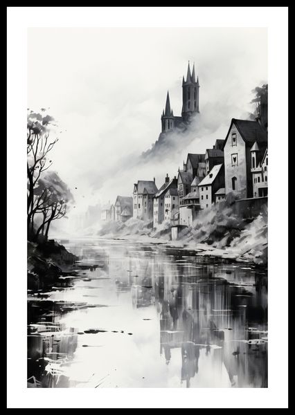 Plakat 40x60cm Mglisty Refleks zdjęcie 3
