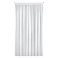 Firana o strukturze drobnego deszczyku na taśmie NICEA 350X270 biała