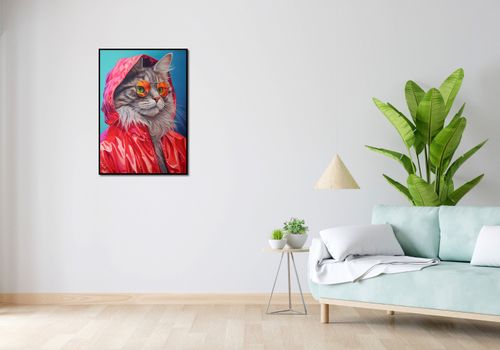 Plakat 59,4x84,1cm Kot w Stylu na Arena.pl