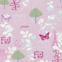 OKLEINA MEBLOWA szer. 45 cm PARYŻ MOTYLE DRZEWA