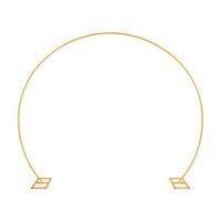 Stojak stelaż do balonów okrągły złoty 315x240 cm