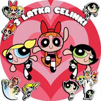 OPŁATEK NA TORT 30CM - POWER GIRLS ATOM.ÓWKI + IMIĘ + GRATIS! 24CM 26CM