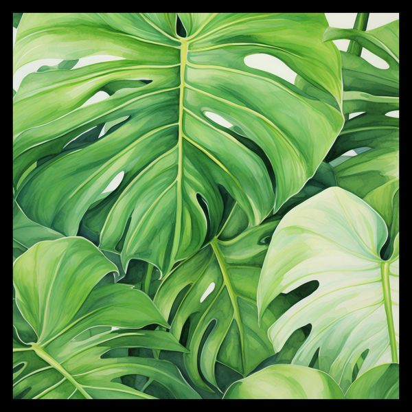 Plakat 30x30cm Tajemnice Liści zdjęcie 2