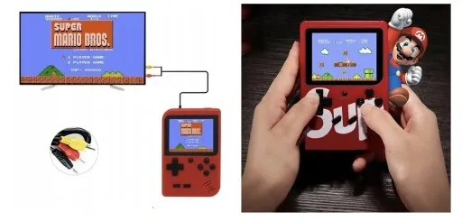 Konsola Retro Mini 400 Gier, przenośna + PAD zdjęcie 8