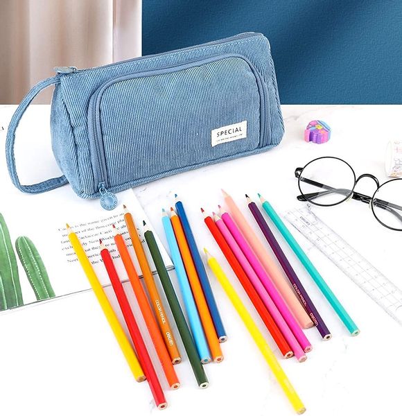 Duży Piórnik 3W1 Rozkładany Kosmetyczka Saszetka zdjęcie 11