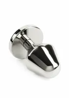 mr. steel classic small - stalowy korek intymny, rozmiar s