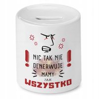 Skarbonka Dla Mamy Na Dzień Mamy Urodziny Prezent Z Nadrukiem Ze Zdjęciem