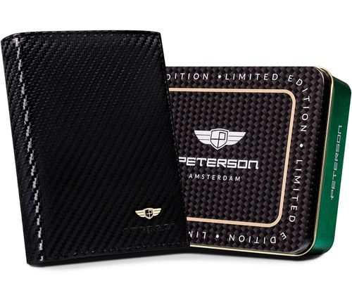 skórzany portfel męski z systemem rfid - peterson na Arena.pl