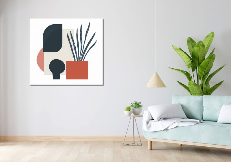 Obraz 100x90cm Zamknięte Myśli zdjęcie 2