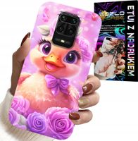ETUI DO XIAOMI NOTE 9 PRO / 9S - SŁODKA KACZUCHA, KACZKA NA RÓŻOWYM TLE