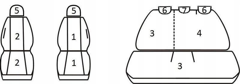 Pokrowce miarowe do Hyundai i20 I (2008-2014r) zdjęcie 2