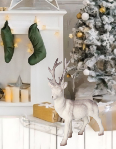 RENIFER WELUROWY FIGURKA DO POSTAWIENIA 28CM STROIKIK na Arena.pl