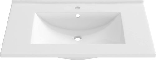 Umywalka ceramiczna wpuszczana Biała 76,5x46cm na Arena.pl