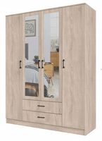 SZAFA CENTO 160X205 DĄB SONOMA Z LUSTREM