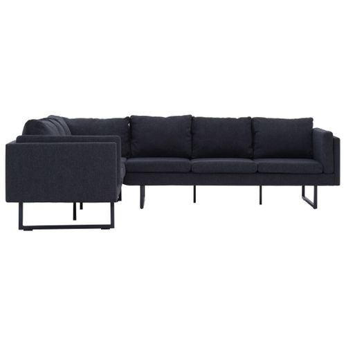 Sofa Narożna, Ciemoszara, Materiałowa na Arena.pl