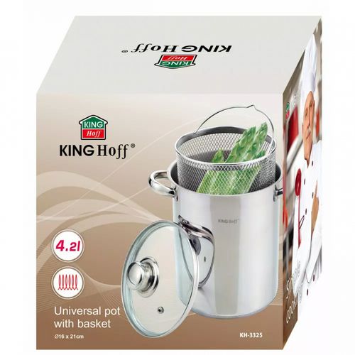 garnek 4,2l do szparagów spaghetti kinghoff kh-3325 na Arena.pl