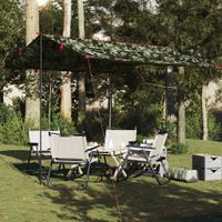 Płachta biwakowa, moro, 306x306 cm, wodoszczelna