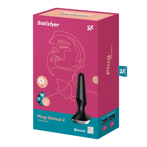 korek analny plug-ilicious 2 black satisfyer na Arena.pl