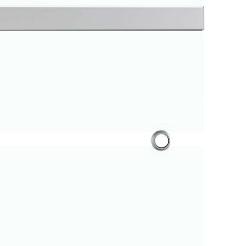 Drzwi przesuwne, szkło ESG i aluminium, 76x212 cm, srebrne na Arena.pl