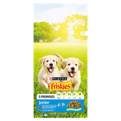 purina friskies junior z kurczakiem mlekiem i warzywami 15kg