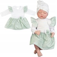 BODOSUKIENKA BIAŁA Z TIULEM i falbankami body 74