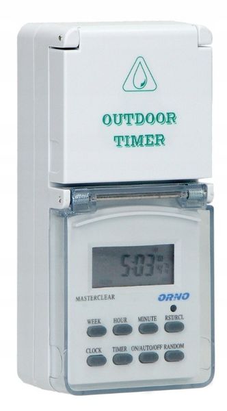 PROGRAMATOR CZASOWY DO GNIAZDA IP44 OR-PRE-432 ORNO zdjęcie 4