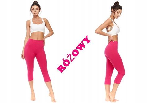 LEGGINSY GETRY 3/4 BAWEŁNIANE MIX KOLORÓW 4XL na Arena.pl
