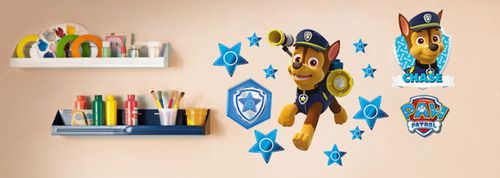 Paw Patrol wall sticker chase 2 sheets na Arena.pl