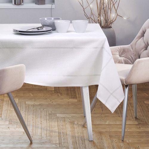 AmeliaHome Obrus ANTONY 140X280 Biały na Arena.pl