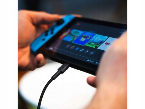 Kabel USB do USB-C Typ C 2m GC Ray z podświetleniem LED Quick Charge 3.0 na Arena.pl