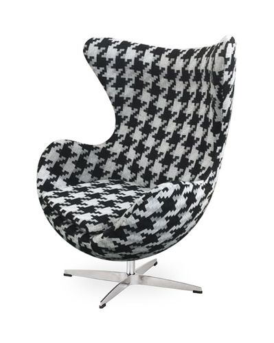 Fotel EGG duża pepitka na Arena.pl