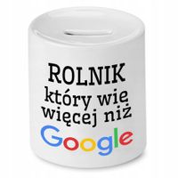 Skarbonka Prezent Dla Rolnika Wie Więcej Niż Z Nadrukiem Ze Zdjęciem