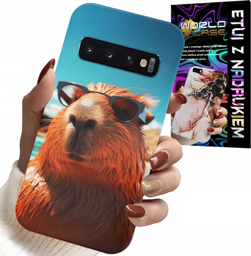 ETUI DO SAMSUNG GALAXY S10 - SŁODKA KAPIBARA, CAPIBARA CASE + FOLIA na Arena.pl