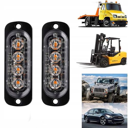 LAMPY OSTRZEGAWCZE LED LAWETA POMOC STROBOSKOPY KOGUT DO ATRAPY POMARAĆZOWE na Arena.pl