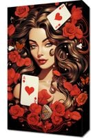 Obraz 30x50cm Różany Hazard