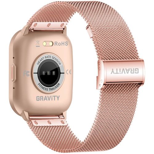 smartwatch gravity różowy pasek + bransoleta gt43-4 na Arena.pl